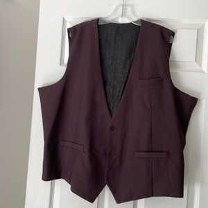 Woman’s purple vest